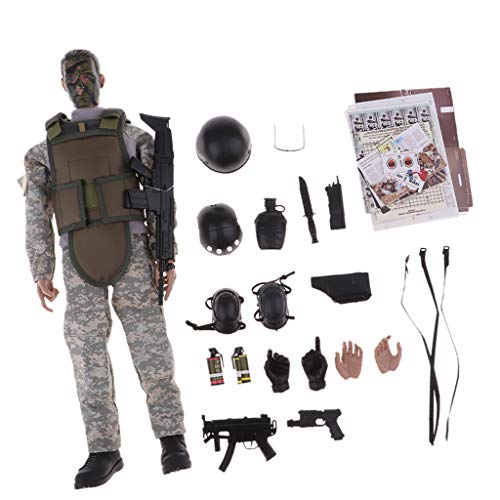 1.6 Soldado De La Policia Militar De 12 Pulgadas Figura De Accion Nb02a