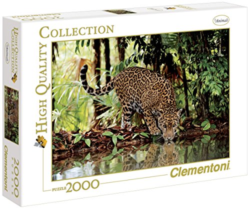 32537 - Clementoni Puzzle 2000 Teile Leopard, 2000 Teile