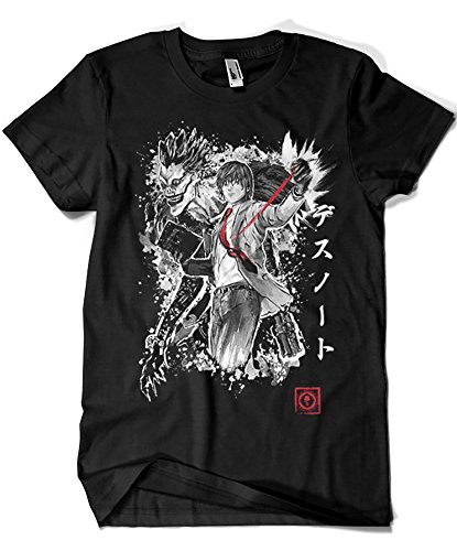 3405-Camiseta Premium, Death Note - God of The New World (Dr.Monekers) L