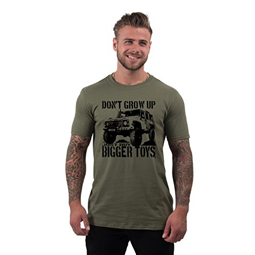 4 x 4 para hombre T-Shirt Bigger Toys Buy 4wd 4 x 4 cubierta de carretera T-shirts off 4 x 4 para hombre T-Shirt Bigger Toys Buy 4wd 4 x 4 cubierta de carretera T-shirts off