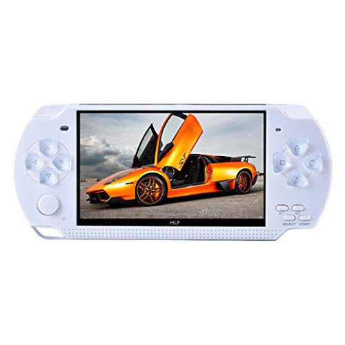 4.3 pulgadas mp3 mp4 consola de videojuegos incorporada 1320 juegos nostálgicos clásicos compatibles con 9 juegos simuladores compatibles video/música/dv/dc/E-book revive buenos recuerdos (blanco) 4.3 pulgadas mp3 mp4 consola de videojuegos incorporada 1320 juegos nostálgicos clásicos compatibles con 9 juegos simuladores compatibles video/música/dv/dc/E-book revive buenos recuerdos (blanco)