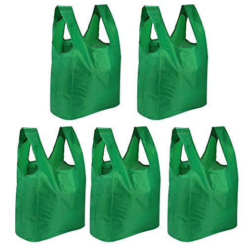 5 bolsas de supermercado reutilizables | Portador Plegable Con Bolsa | Bolso de supermercado ecológico | Soportan hasta 22kg | Pukkr 5 bolsas de supermercado reutilizables | Portador Plegable Con Bolsa | Bolso de supermercado ecológico | Soportan hasta 22kg | Pukkr