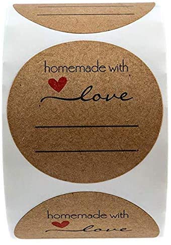 500pcs Pegatinas Etiqueta Adhesiva Pegatina Kraft redondas hechas a mano, para tarjetas bodas bricolaje sobre sellado de caramelos y galletas 500pcs Pegatinas Etiqueta Adhesiva Pegatina Kraft redondas hechas a mano, para tarjetas bodas bricolaje sobre sellado de caramelos y galletas