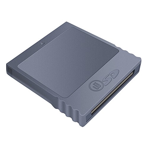 6amlifestyle Nintendo Wii Gamecube llave de memoria SD adaptador convertidor de tarjeta (tarjeta SD no incluida)