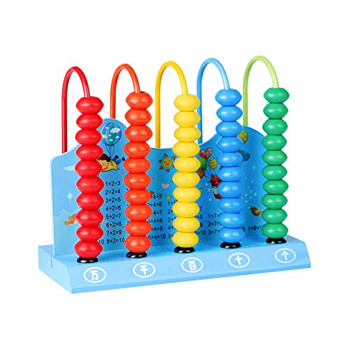 Ábaco Infantil de Madera Montessori Juguetes Educativos Abaco Mini Juego Matematicas Niños Ábacos Juguetes Aprendizaje para Niños y Niñas 2 3 4 Años Color Aleatorio Ábaco Infantil de Madera Montessori Juguetes Educativos Abaco Mini Juego Matematicas Niños Ábacos Juguetes Aprendizaje para Niños y Niñas 2 3 4 Años Color Aleatorio