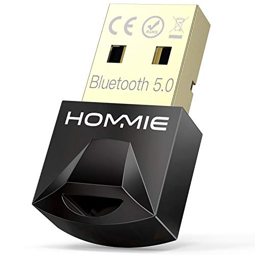 Adaptador de Bluetooth 5.0,Hommie Bluetooth USB PC Window7/8/8.1/10, Adaptador Bluetooth para TV/Auricular/Altavoz/Ratón/Teclado,Buletooth USB Plug y Play Emisor Receptor EDR y 4.0BLE Tecnología Adaptador de Bluetooth 5.0,Hommie Bluetooth USB PC Window7/8/8.1/10, Adaptador Bluetooth para TV/Auricular/Altavoz/Ratón/Teclado,Buletooth USB Plug y Play Emisor Receptor EDR y 4.0BLE Tecnología