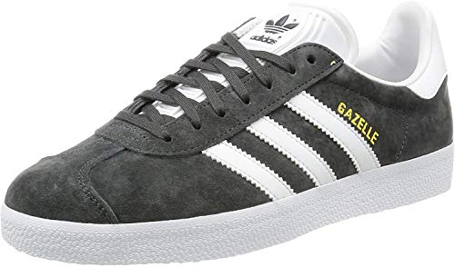 adidas Gazelle, Zapatillas de deporte Unisex Adulto, Gris (Dgh Solid Grey/White/Gold Metallic), 44 2/3 EU adidas Gazelle, Zapatillas de deporte Unisex Adulto, Gris (Dgh Solid Grey/White/Gold Metallic), 44 2/3 EU