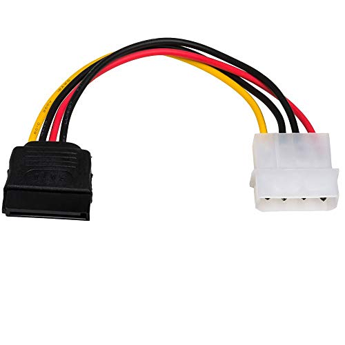 Akyga AK-CA-17 - Cable adaptador (conector Molex macho a conector SATA hembra HDD/SSD, 2 x 15 cm) Akyga AK-CA-17 - Cable adaptador (conector Molex macho a conector SATA hembra HDD/SSD, 2 x 15 cm)