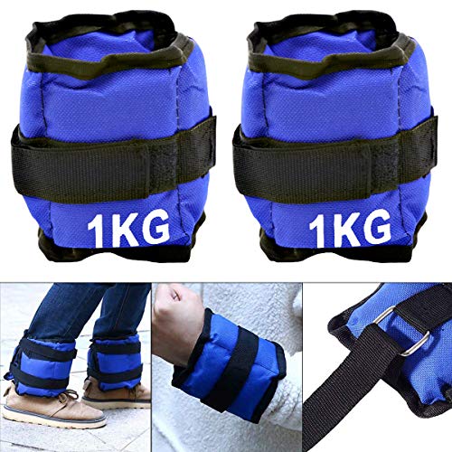 ALLPER Pack de 2 Pesas de 1 Kilo, 0,5 kg por Pesa. para Tobillos y/o muñecas, TAMAÑO: 28 x 10 cm. para Correr, Gimnasio, Footing. Correas Ajustables, Transpirable. Máxima Comodidad. ALLPER Pack de 2 Pesas de 1 Kilo, 0,5 kg por Pesa. para Tobillos y/o muñecas, TAMAÑO: 28 x 10 cm. para Correr, Gimnasio, Footing. Correas Ajustables, Transpirable. Máxima Comodidad.