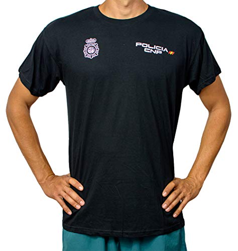 Alpimara Camiseta Policía Nacional 100% Algodon Adulto (Negro, 2XL) Alpimara Camiseta Policía Nacional 100% Algodon Adulto (Negro, 2XL)