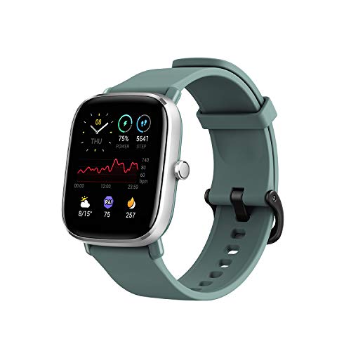 Amazfit GTS 2 Mini Reloj Inteligente Smartwatch Fitness Duración de Batería de 14 días más de 70 Modos Deportivos Medición del Nivel de SpO2 Monitorización de Frecuencia Cardíaca Sueño y Estrés Verde