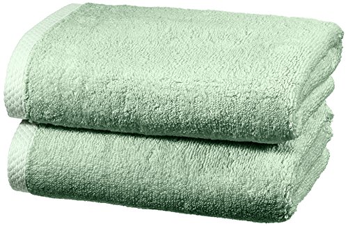 AmazonBasics - Juego de 2 toallas de secado rápido, 2 toallas de mano - Verde AmazonBasics - Juego de 2 toallas de secado rápido, 2 toallas de mano - Verde