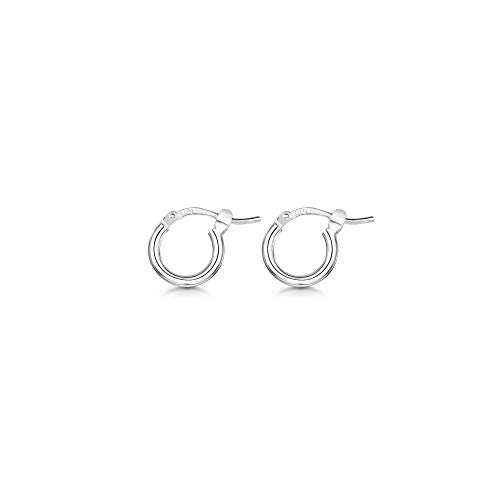 Amberta® 925 Plata De Ley Pendiente De Aro Fino Con Cierre De Bisagra – Pendientes De Aro Tipo Criolla – Diámetro: 7 10 15 20 25 35 45 55 mm (7mm) Amberta® 925 Plata De Ley Pendiente De Aro Fino Con Cierre De Bisagra – Pendientes De Aro Tipo Criolla – Diámetro: 7 10 15 20 25 35 45 55 mm (7mm)