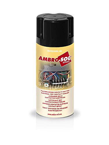 Ambro-Sol M200 Limpiador Seco Contactos Eléctricos, Transparente, 400 Ml