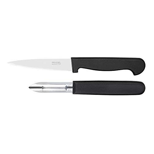 Amefa Polypro Set 2 piezas cuchillo + pelador, Hoja en acero inoxidable 13/0, Largo: 21 cm/ancho: 2 cm, PLASTICO+Metal Amefa Polypro Set 2 piezas cuchillo + pelador, Hoja en acero inoxidable 13/0, Largo: 21 cm/ancho: 2 cm, PLASTICO+Metal