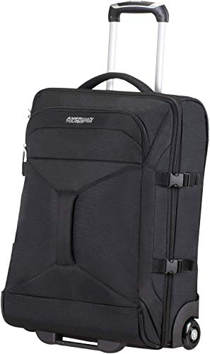 American Tourister - Road quest bolsa de viaje con ruedas, 40 Litros, negro sólido (black), S (55cm-40L) American Tourister - Road quest bolsa de viaje con ruedas, 40 Litros, negro sólido (black), S (55cm-40L)