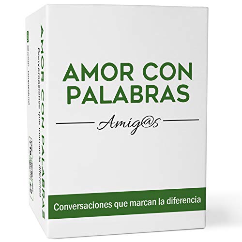 AMOR CON PALABRAS - Amigos | Juegos de Mesa para Amigos para Conocerse Mejor y Echarse Unas Risas. Regalos para Amigas Originales AMOR CON PALABRAS - Amigos | Juegos de Mesa para Amigos para Conocerse Mejor y Echarse Unas Risas. Regalos para Amigas Originales
