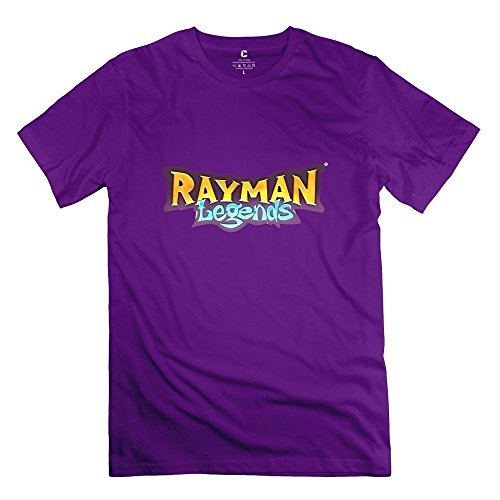 AMtted Rayman Legends Logo Hot 100% Cotton T-Shirts For Guys