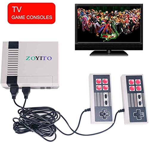 Anzer Consola de Juegos Mini TV TV Familiar clásica de 620 Juegos, Consola portátil Sistema de Juegos Retro Consola portátil con Controlador Dual, te trae Recuerdos Felices de la Infancia