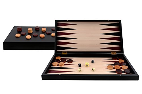 Aquamarine Games- Backgammon Black Series, Color Negro (Compudid CP033) Aquamarine Games- Backgammon Black Series, Color Negro (Compudid CP033)