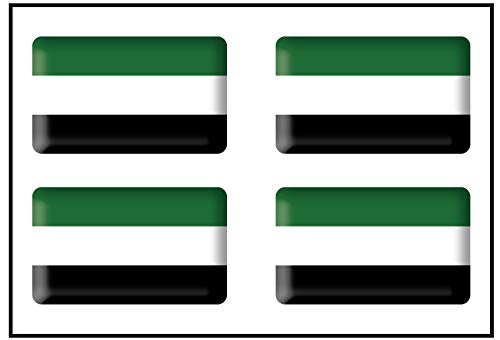 Artimagen Pegatina Bandera Rectángulo 4 uds. Extremadura Resina 30x18 mm/ud. Artimagen Pegatina Bandera Rectángulo 4 uds. Extremadura Resina 30x18 mm/ud.