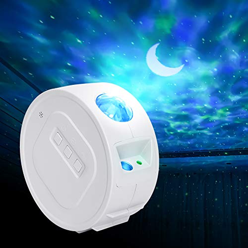 Arzopa Lámpara Proyector LED de Cielo Estrellas, Luz de Noche 6 Efectos de Iluminación, Luz de Proyector Océano y Estrellas con Sonido Activado Luz de Noche para Niños, cumpleaños, Navidad Arzopa Lámpara Proyector LED de Cielo Estrellas, Luz de Noche 6 Efectos de Iluminación, Luz de Proyector Océano y Estrellas con Sonido Activado Luz de Noche para Niños, cumpleaños, Navidad