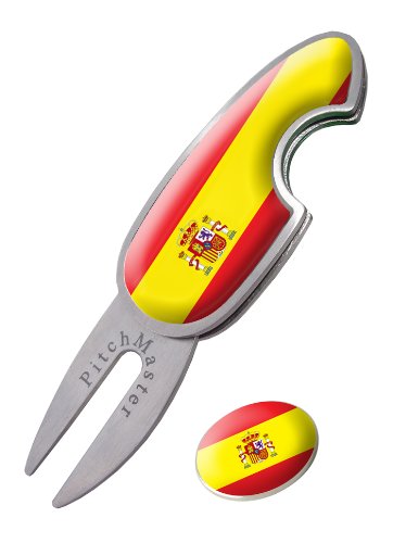 Asbri Golf Pitchmaster - Arreglapiques de Golf, Color Spain Asbri Golf Pitchmaster - Arreglapiques de Golf, Color Spain
