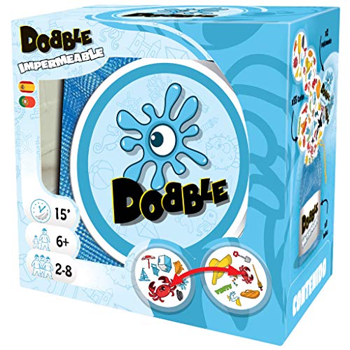 Asmodee - Dobble Waterproof, Juego de cartas impermeable (ADE0ASDO007) Asmodee - Dobble Waterproof, Juego de cartas impermeable (ADE0ASDO007)