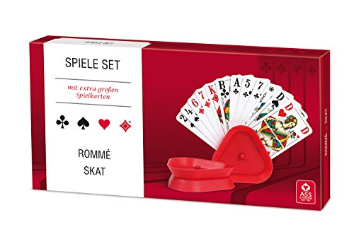 ASS Altenburger 4042677703026 - Juego de Cartas, Rummy y Skat [Baraja Alemana]