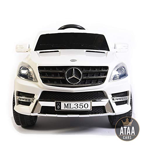 ATAA Mercedes ML350 Licenciado batería 12v - Blanco - Grandes Dimensiones 110*67*53cm ATAA Mercedes ML350 Licenciado batería 12v - Blanco - Grandes Dimensiones 110*67*53cm