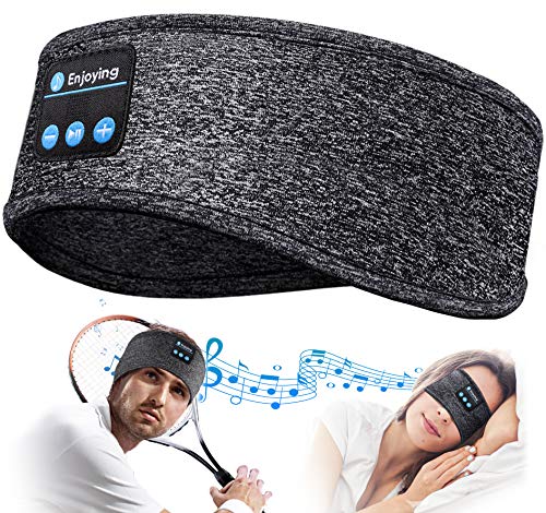 Auriculares para Dormir Regalos Originales para Hombre Mujer - Regalos Originales Auriculares Dormir Deportes Diadema Bluetooth, Suave Orejeras para Dormir con Ultrafinos HD Estéreo Altavoces (Gray) Auriculares para Dormir Regalos Originales para Hombre Mujer - Regalos Originales Auriculares Dormir Deportes Diadema Bluetooth, Suave Orejeras para Dormir con Ultrafinos HD Estéreo Altavoces (Gray)