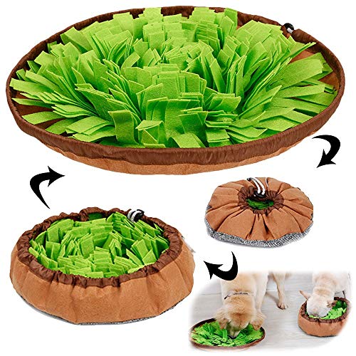 AWOOF Alfombra Olfativa Perros Juguetes para Perros, Snuffle Mat para Perros Alfombrilla para Perros, Alimentación de Mascotas Juguetes interactivos para Perros AWOOF Alfombra Olfativa Perros Juguetes para Perros, Snuffle Mat para Perros Alfombrilla para Perros, Alimentación de Mascotas Juguetes interactivos para Perros