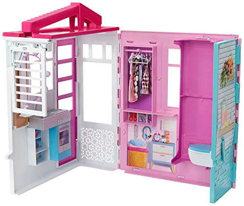 Barbie - Casa de muñecas con accesorios, Multicolor (Mattel FXG54), Embalaje estándar Barbie - Casa de muñecas con accesorios, Multicolor (Mattel FXG54), Embalaje estándar