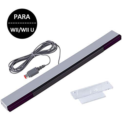 Barra de Sensores de Rayos Infrarrojos Barra de Sensor de Movimiento, HOTSO Cableado Remoto con Cable IR Inductor de Rayos para Consola Nintendo Wii/Wii U