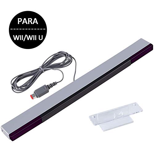 Barra de Sensores de Rayos Infrarrojos Barra de Sensor de Movimiento, HOTSO Cableado Remoto con Cable IR Inductor de Rayos para Consola Nintendo Wii/Wii U Barra de Sensores de Rayos Infrarrojos Barra de Sensor de Movimiento, HOTSO Cableado Remoto con Cable IR Inductor de Rayos para Consola Nintendo Wii/Wii U