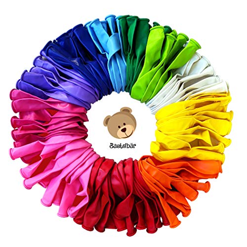 Bastelbär 100 globos de cumpleaños - globos cumpleaños - globos de colores - globos fiesta - globos para fiestas Bastelbär 100 globos de cumpleaños - globos cumpleaños - globos de colores - globos fiesta - globos para fiestas