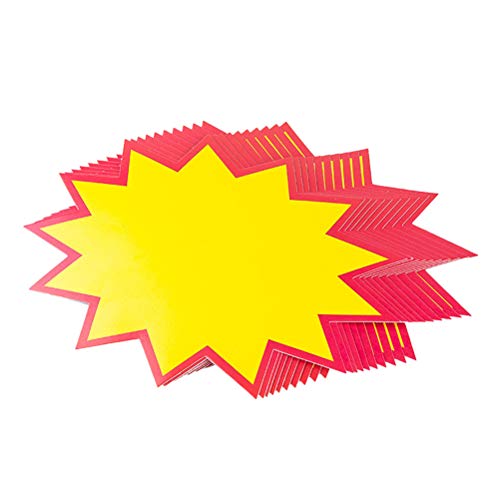 Beaupretty Rótulos de venta minorista de ráfaga de precios Genius al por menor 30PCS con etiquetas brillantes para la tienda de recaudación de fondos Beaupretty Rótulos de venta minorista de ráfaga de precios Genius al por menor 30PCS con etiquetas brillantes para la tienda de recaudación de fondos
