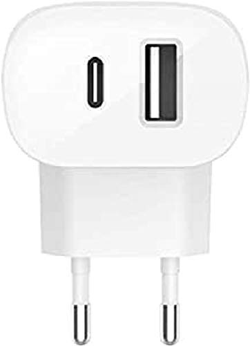 Belkin cargador de pared USB-C de 30 W, cargador rápido para iPhone 12, 12 Pro, 12 Pro Max, 12 mini, 11, 11 Pro/Pro Max, XS, XS Max, XR, X, SE, 8, 8 Plus, iPad Air 2020, iPad de 8ª generación