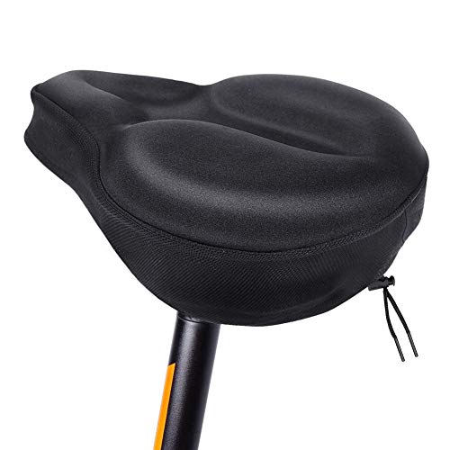 Bestcool Gel Sillin Bicicleta, Sillín Bicicleta Montaña Antideslizante Funda Sillin Bicicleta Estatica Espuma de Memoria Sillin Bici Cubre Sillin Bicicleta Gel para Hombres Mujeres Bestcool Gel Sillin Bicicleta, Sillín Bicicleta Montaña Antideslizante Funda Sillin Bicicleta Estatica Espuma de Memoria Sillin Bici Cubre Sillin Bicicleta Gel para Hombres Mujeres