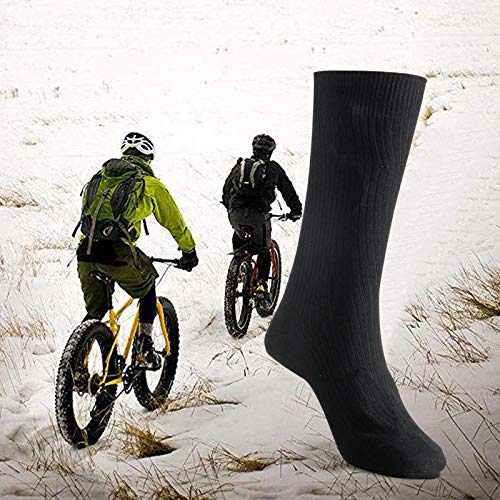 Bestine - Calcetines calefactables para hombre y mujer (3 V/4,5 V, para deportes al aire libre, conducción, camping, equitación, caza, esquí, esquí, calentamiento, invierno