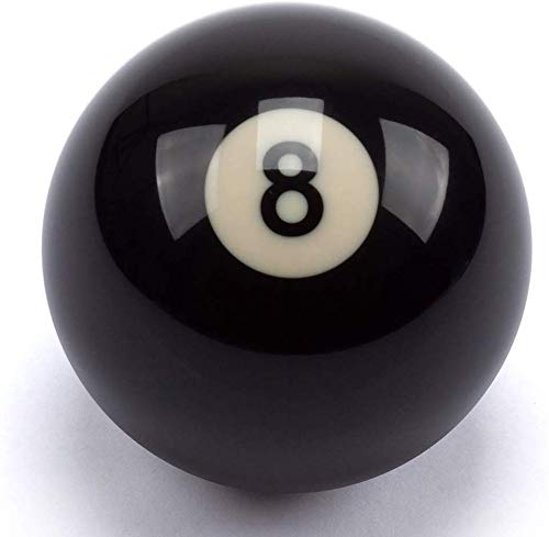 BILLARES Y DARDOS CAMARA Bola de Billar 8 tamaño 57,2mm para Juego de Bolas de Billar Americano, Bola Negra BILLARES Y DARDOS CAMARA Bola de Billar 8 tamaño 57,2mm para Juego de Bolas de Billar Americano, Bola Negra
