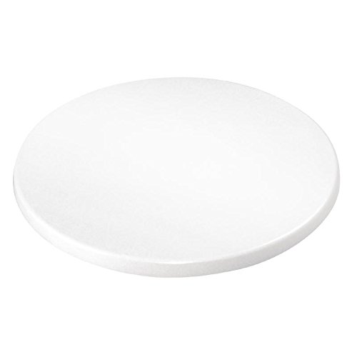 Bolero gg645 redondo tablero de la mesa, color blanco