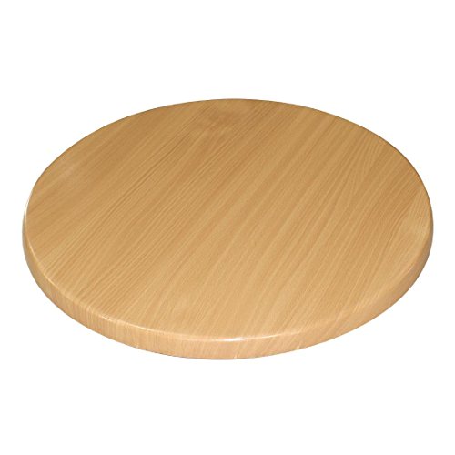 Bolero GL975 redondo tablero de la mesa, 800 mm, madera de haya