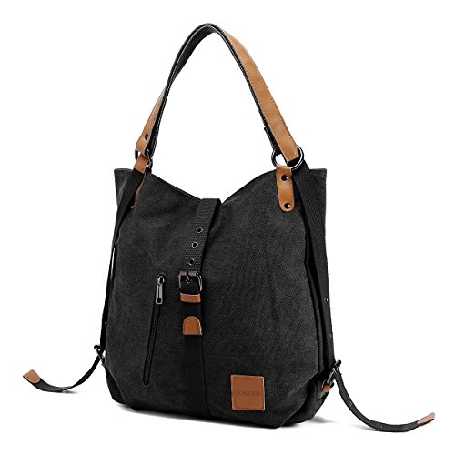 Bolso Mochilas Mujer Casual Vendimia, JOSEKO Niña Lona Multifuncional Antirrobo Bolso de Cuero de Gran Capacidad Bolsas de Viaje para Cualquier Ocasión Bolso Mochilas Mujer Casual Vendimia, JOSEKO Niña Lona Multifuncional Antirrobo Bolso de Cuero de Gran Capacidad Bolsas de Viaje para Cualquier Ocasión