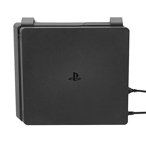 Borangame GameVspace - Soporte de Pared Vertical Compatible con Todos los Modelos de PlayStation 4 (Primera Serie, Slim y Pro), en Metal y con Porta Pad de Regalo. Borangame GameVspace - Soporte de Pared Vertical Compatible con Todos los Modelos de PlayStation 4 (Primera Serie, Slim y Pro), en Metal y con Porta Pad de Regalo.