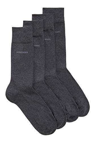 BOSS RS Uni CC Calcetines, Negro (Charcoal 012), 43/46 (Talla del fabricante: 43-46) (Pack de 2) para Hombre BOSS RS Uni CC Calcetines, Negro (Charcoal 012), 43/46 (Talla del fabricante: 43-46) (Pack de 2) para Hombre