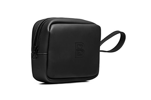 BRADLEYS Bolso de mano negro fabricado con neopreno italiano y logo serigrafiado. Su diseño en neopreno es perfecto para realizar deportes acuáticos. Neo Black