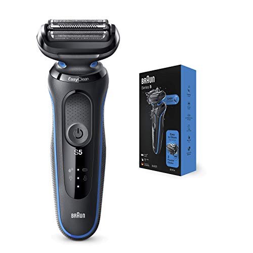 Braun Series 5 50-B1000s Afeitadora Eléctrica, máquina de afeitar barba hombre de Lámina, Uso en Seco y Mojado, Recargable, Inalámbrica, Azul Braun Series 5 50-B1000s Afeitadora Eléctrica, máquina de afeitar barba hombre de Lámina, Uso en Seco y Mojado, Recargable, Inalámbrica, Azul