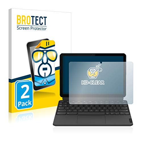 BROTECT Protector Pantalla Compatible con Lenovo IdeaPad Duet Chromebook (Formato Apaisado) Protector Transparente (2 Unidades) Anti-Huellas BROTECT Protector Pantalla Compatible con Lenovo IdeaPad Duet Chromebook (Formato Apaisado) Protector Transparente (2 Unidades) Anti-Huellas