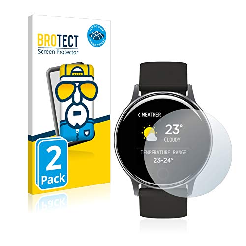 BROTECT Protector Pantalla Completa Compatible con Umidigi Uwatch 2S (2 Unidades) 3D Curvo